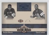 Braylon Edwards, Vincent Jackson #/100