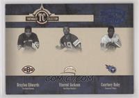 Braylon Edwards, Vincent Jackson, Courtney Roby #/100