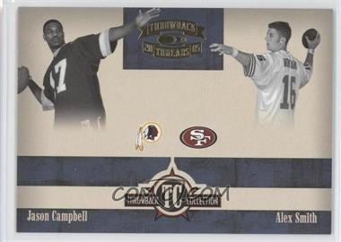 2005 Donruss Throwback Threads - Throwback Collection #TC-1 - Alex Smith, Jason Campbell