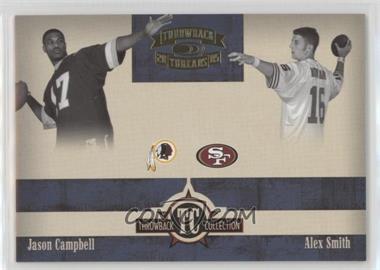 2005 Donruss Throwback Threads - Throwback Collection #TC-1 - Alex Smith, Jason Campbell