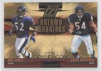 Ray Lewis, Brian Urlacher #/100