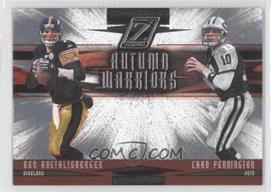 2005 Donruss Zenith - Autumn Warriors #AW-1 - Ben Roethlisberger, Chad Pennington