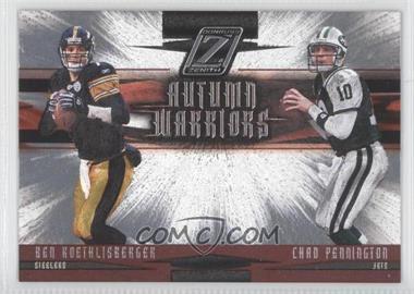 2005 Donruss Zenith - Autumn Warriors #AW-1 - Ben Roethlisberger, Chad Pennington