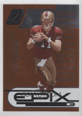 2005 Donruss Zenith - Epix - 1st Down Orange #E-1 - Alex Smith /1000