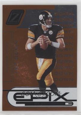 2005 Donruss Zenith - Epix - 1st Down Orange #E-2 - Ben Roethlisberger /1000