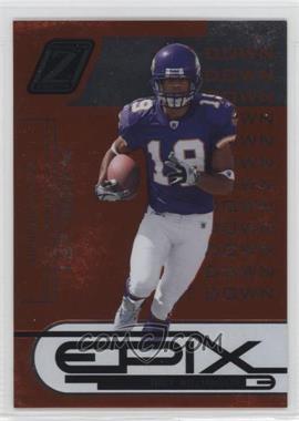 2005 Donruss Zenith - Epix - 1st Down Orange #E-7 - Troy Williamson /1000