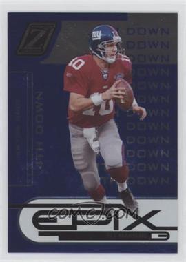 2005 Donruss Zenith - Epix - 4th Down Blue #E-13 - Eli Manning /150