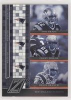 Tom Brady, Corey Dillon, Deion Branch [EX to NM]