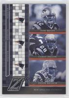 Tom Brady, Corey Dillon, Deion Branch [EX to NM]