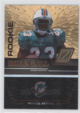 2005 Donruss Zenith - Rookie Roll Call - Gold #RC-21 - Ronnie Brown /100