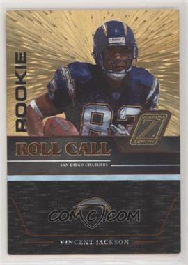 2005 Donruss Zenith - Rookie Roll Call - Gold #RC-29 - Vincent Jackson /100