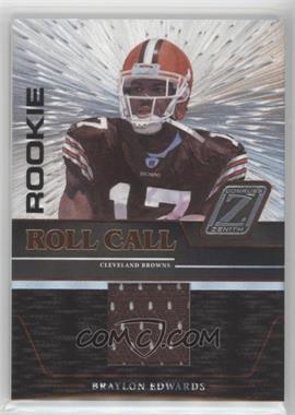 2005 Donruss Zenith - Rookie Roll Call - Jerseys #RC-5 - Braylon Edwards