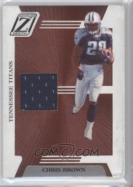 2005 Donruss Zenith - Z-Jerseys #Z -95 - Chris Brown