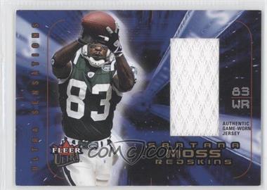 2005 Fleer Ultra - Ultra Sensations - Ultra Swatch #US/SM - Santana Moss /83