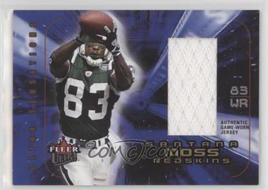 2005 Fleer Ultra - Ultra Sensations - Ultra Swatch #US/SM - Santana Moss /83