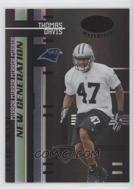 2005 Leaf Certified Materials - [Base] - Mirror Black #155 - New Generation - Thomas Davis /1