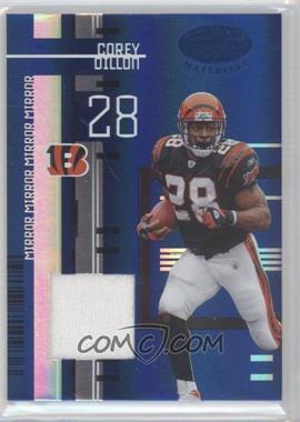 2005 Leaf Certified Materials - [Base] - Mirror Blue Materials #125 - Corey Dillon /50