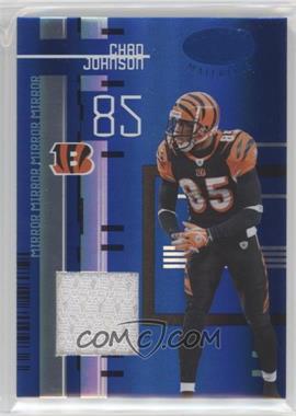 2005 Leaf Certified Materials - [Base] - Mirror Blue Materials #24 - Chad Johnson /50