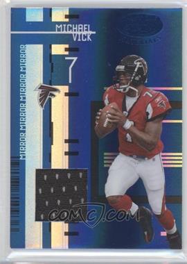 2005 Leaf Certified Materials - [Base] - Mirror Blue Materials #4 - Michael Vick /50