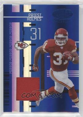 2005 Leaf Certified Materials - [Base] - Mirror Blue Materials #59 - Priest Holmes /50