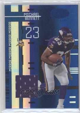 2005 Leaf Certified Materials - [Base] - Mirror Blue Materials #67 - Michael Bennett /50