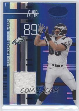 2005 Leaf Certified Materials - [Base] - Mirror Blue Materials #89 - Chad Lewis /50