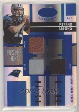 2005 Leaf Certified Materials - [Base] - Mirror Blue Materials #FF-225 - Freshman Fabric - Stefan LeFors /50