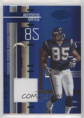 2005 Leaf Certified Materials - [Base] - Mirror Blue #101 - Antonio Gates /50 [EX to NM]