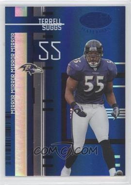 2005 Leaf Certified Materials - [Base] - Mirror Blue #12 - Terrell Suggs /50