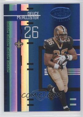 2005 Leaf Certified Materials - [Base] - Mirror Blue #73 - Deuce McAllister /50