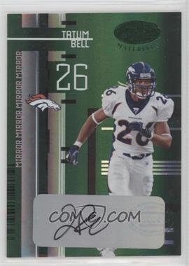 2005 Leaf Certified Materials - [Base] - Mirror Emerald Signatures #38 - Tatum Bell /5 [EX to NM]