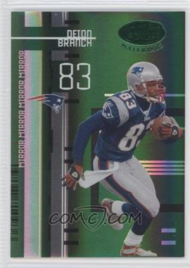 2005 Leaf Certified Materials - [Base] - Mirror Emerald #71 - Deion Branch /5