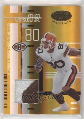 2005 Leaf Certified Materials - [Base] - Mirror Gold Materials #26 - Kellen Winslow Jr. /25