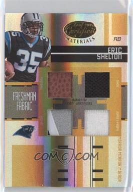 2005 Leaf Certified Materials - [Base] - Mirror Gold Materials #FF-211 - Freshman Fabric - Eric Shelton /25