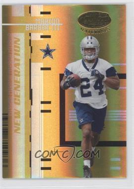 2005 Leaf Certified Materials - [Base] - Mirror Gold #171 - New Generation - Marion Barber III /25