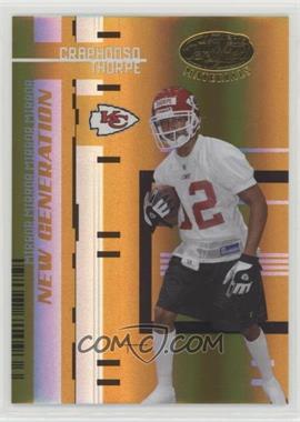 2005 Leaf Certified Materials - [Base] - Mirror Gold #174 - New Generation - Craphonso Thorpe /25