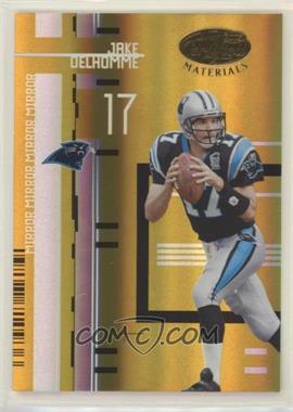 2005 Leaf Certified Materials - [Base] - Mirror Gold #19 - Jake Delhomme /25 [EX to NM]