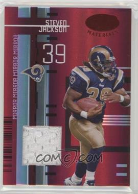 2005 Leaf Certified Materials - [Base] - Mirror Red Materials #110 - Steven Jackson /100