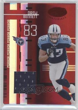 2005 Leaf Certified Materials - [Base] - Mirror Red Materials #114 - Drew Bennett /100