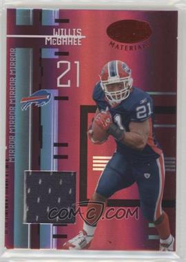 2005 Leaf Certified Materials - [Base] - Mirror Red Materials #17 - Willis McGahee /100