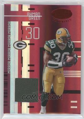 2005 Leaf Certified Materials - [Base] - Mirror Red Materials #43 - Ahman Green /100