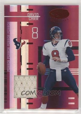 2005 Leaf Certified Materials - [Base] - Mirror Red Materials #48 - David Carr /100