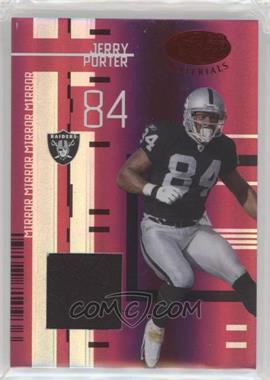 2005 Leaf Certified Materials - [Base] - Mirror Red Materials #87 - Jerry Porter /100