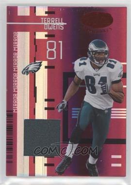 2005 Leaf Certified Materials - [Base] - Mirror Red Materials #94 - Terrell Owens /100 [EX to NM]