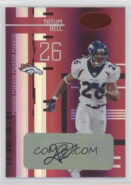 2005 Leaf Certified Materials - [Base] - Mirror Red Signatures #38 - Tatum Bell /25