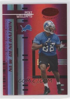 2005 Leaf Certified Materials - [Base] - Mirror Red #152 - New Generation - Mike Williams /100