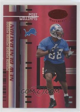 2005 Leaf Certified Materials - [Base] - Mirror Red #152 - New Generation - Mike Williams /100