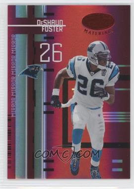 2005 Leaf Certified Materials - [Base] - Mirror Red #18 - DeShaun Foster /100