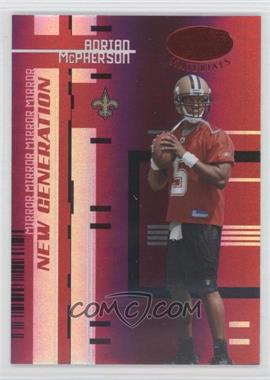 2005 Leaf Certified Materials - [Base] - Mirror Red #182 - New Generation - Adrian McPherson /100