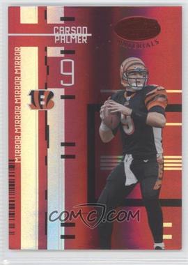 2005 Leaf Certified Materials - [Base] - Mirror Red #23 - Carson Palmer /100